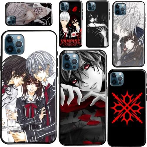 Vampire Knight Anime Soft Case For iPhone XR X XS Max SE 2020 12 Mini 11 Pro Max 7 8 Plus Phone Cover Coque