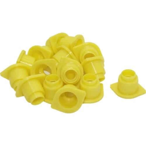 500 Pcs Beekeeping Tools Queen King Cage Accessories Fertility King Yellow Pedestal Guard Longwall Shield Queen Cage Cover