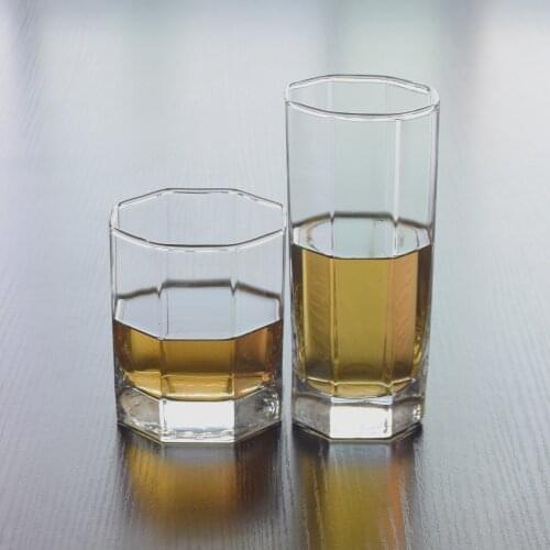Set of 2 high quality crystal party whiskey wine glass home party beer drinking glass cups 0901-46