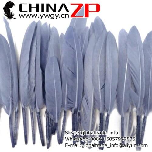 CHINAZP Factory Wholesale Excellent Quality 200pcs/lot Dyed Grey Duck Cochettes Loose Feathers