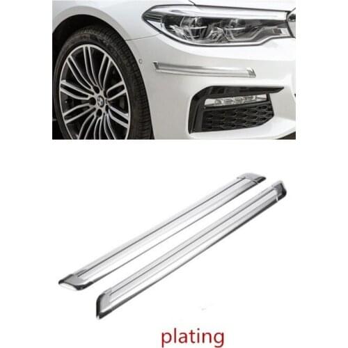 Osmrk Car body door plate strips protection for BMW X3 F25 2011-2013 front and rear anti-scratch silicone bumper strip