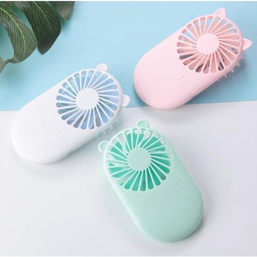 1pc Handheld Fan Mini Fan Powerful Small Personal Portable Fan Speed Adjustable