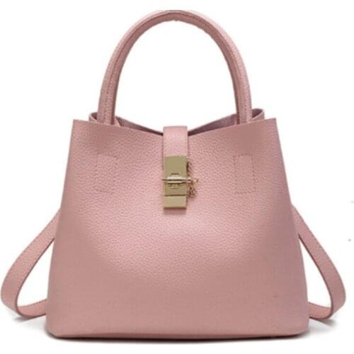 Casual Strap Buckets Bag Designer Women Shoulder Bags Luxury PU Crossbody Bag Large Capacity Messenger Bag