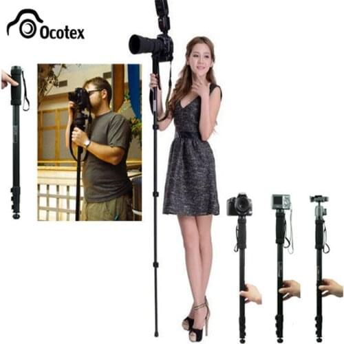 Ocotex Professional Tripod Camera Monopod for Nikon SLR Lightweight Unipod With 360 Degree Ballhead For Canon Sony Fuji DSLR