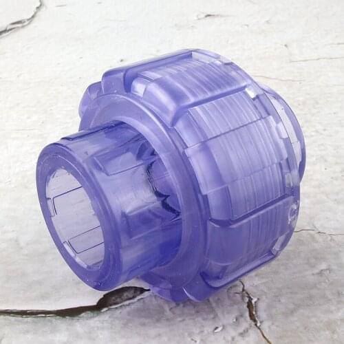 Inner Diameter 20/25/32/40/50/63mm UPVC Pipe Transparent Union Connector Aquarium Fish Tank Joints Irrigation Watering Fittings