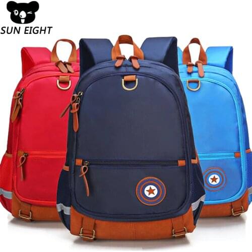 SUN EIGHT 2019 New School Backpacks For Children Girls/Boys School Bags Healthy Orthopaedic Back Pack For Kids Knapsack Bags