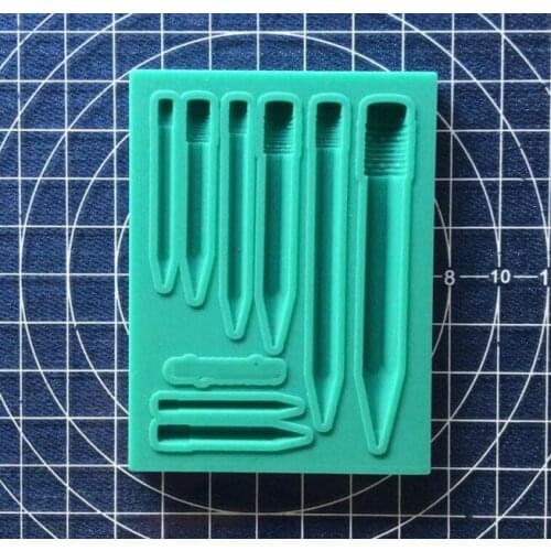 Cake Tool 1 pc pencil school Silicone Mold Sugarcraft Chocolate fondant tool sugarcraft mould