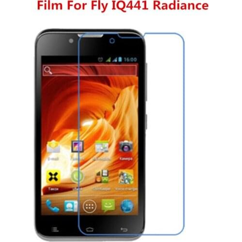 1/2/5/10 Pcs Ultra Thin Clear HD LCD Screen Protector Film With Cleaning Cloth Film For Fly IQ441 Radiance