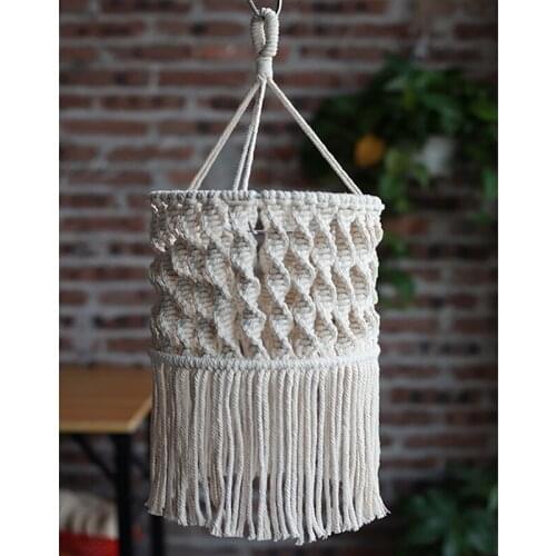 Bohemian Tapestry Hand-woven Creative Home Handmade Lampshade Home Decoration Room Decor Aesthetic Wall Decor Bedroom