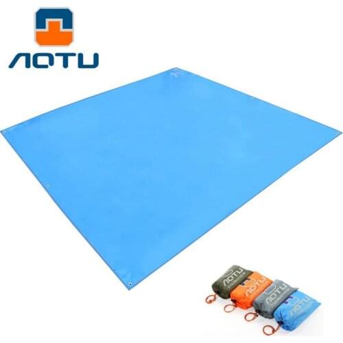 AOTU Brand Camping Mat 215 x 215CM Waterproof Folding Picnic Mat Outdoor 210D Oxford Camping Beach Moisture-proof