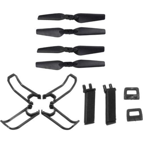For Eachine E58 RC Quadcopter Spare Parts Propeller Blades Landing Gear Propeller Guard Protection Cover Set