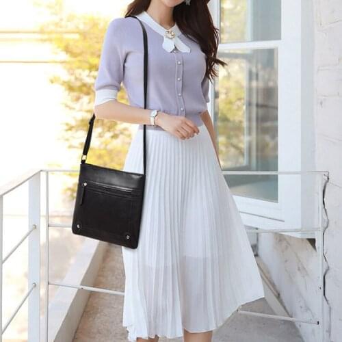 Single Shoulder Diagonal Female Bag Fashion Casual Retro Envelope Bag Zipper Shoulder Messenger Bag