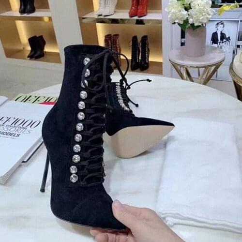 2020 Women Design Shoes Genuine Leather Fashionable High Heel Boot Luxury Boots