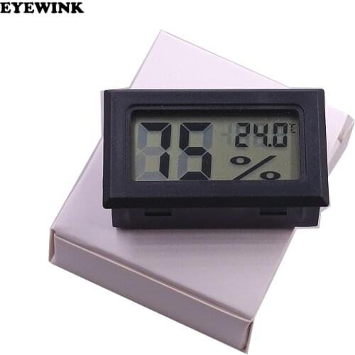 10pcs mini Digital LCD Indoor Convenient Temperature Sensor Humidity Meter Thermometer Hygrometer Gauge Brand New