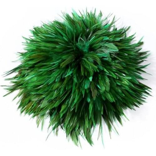 1000pcs/ lot 5-6 inch chicken feather headgear flower catcher dream net hat flower accessories DIY color feathers