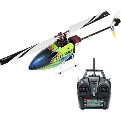2.4G Remote Control Toy 6CH 3D Mini RTF RC Helicopter Align T-rex 150X with A10 Transmitter