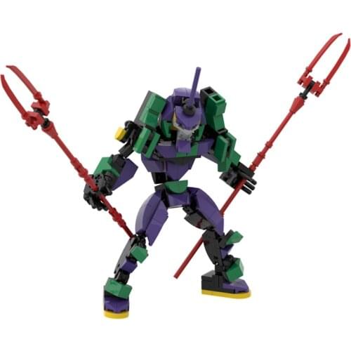 274Pcs Designer Mech Warrior Building Blocks Toys For Children Armor Robots Anime Figure Model 16.5cm Action Figure Block Dolls