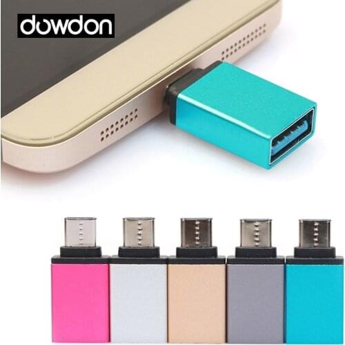 5 Colors USB 3.1 Type C Male to OTG Data Charger Adapter Cable Connector Converter For Tablet Mobile Phone