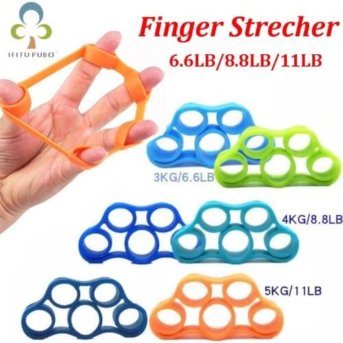Finger Gripper Strength Trainer Outdoor Slim Fitness Tools Resistance Band Hand Grip Wrist Flexible Exercise Accessories ZXH