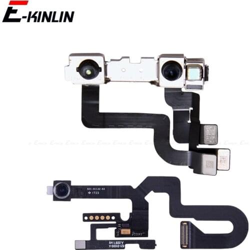 For iPhone 7 8 Plus X SE 2020 Small Front Face Facing Camera Flex Cable With Proximity Sensor Light Microphone