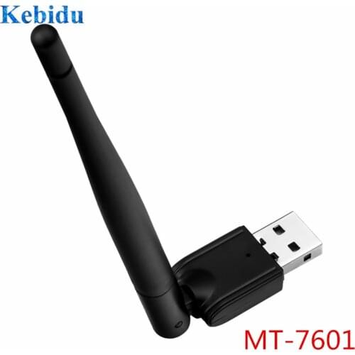 KEBIDU Ralink MT-7601 USB WiFi Wireless Antenna LAN Adapter Network Card 150Mbps PC LAN Wi-Fi Receiver Dongle 802.11b/g/n