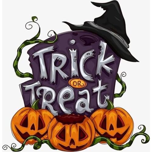 Trick or Treat Tombstone Witch Hat Pumpkin Metal Cutting Dies Halloween Dies Stencil for DIY Scrapbooking Cards Decorative 2020