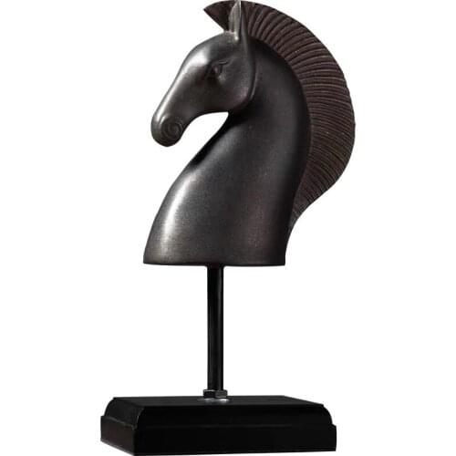 [MGT]American retro horse head creative decoration home office porch wine cabinet decoration crafts display