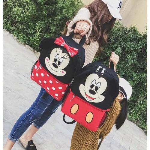 New Kids bag Kindergarten Children Cartoon Mickey School Bags Minnie Backpack Waterproof Schoolbags Satchel