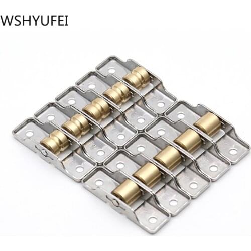 10pcs/set sliding door wheels rollers Heavy Mute stainless steel window Sliding Door Bearing Rollers Furniture Hardware