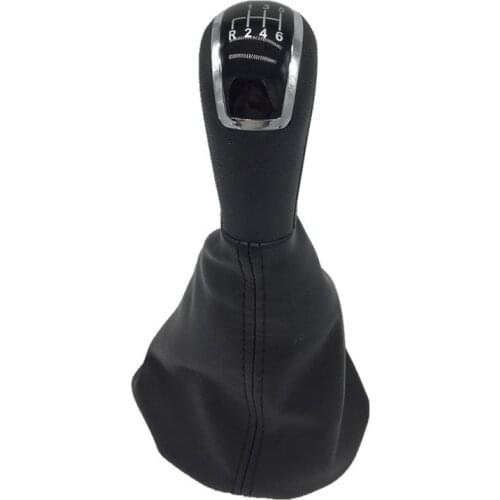 5 Speed 6 Gear Car Shift Gear Knob with Leather Boot For Mercedes Benz W203 S203 Car Styling