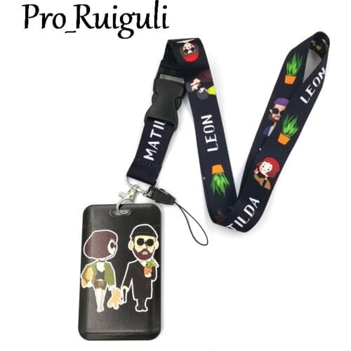 Movie Cartoon Character Key lanyard Car KeyChain ID Card Pass Gym Mobile Phone Badge Kids Key Ring Holder Jewelry Decorations