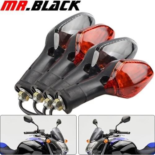 12V Universal Motorcycle Turn Signal Light ABS Plastic Easy Installation for Honda CBR500 CBR650 CTX700 CRF250L NC700 750 MSX12