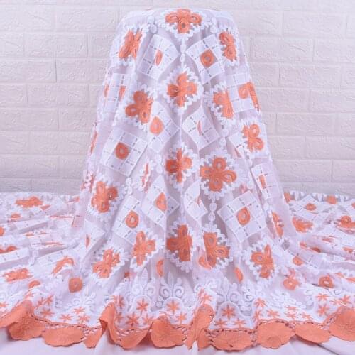 Zhenguiru Pink And White French Lace Fabric Tulle Bright Diamonds African Lace Fabric High Quality Nigeria For Women Party A2064