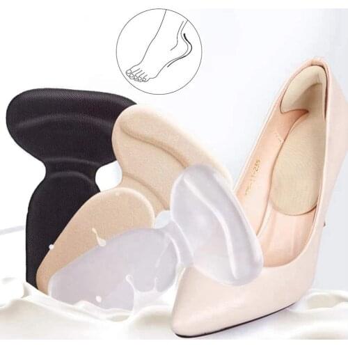 1Pair T-Shape Inserts Heels Grips Liner Arch Support Orthotic Shoes Insert Insoles Foot Heel Protector Cushion Pads for Women