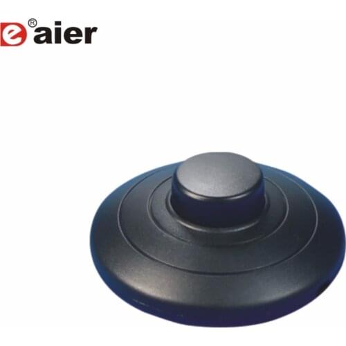 3Pcs Black Foot Pedal Push Switch Inline Switches Lamp LED Light 3A 250VAC ON-OFF Black Control Lighting 6A 125VAC SPST KCD5-317