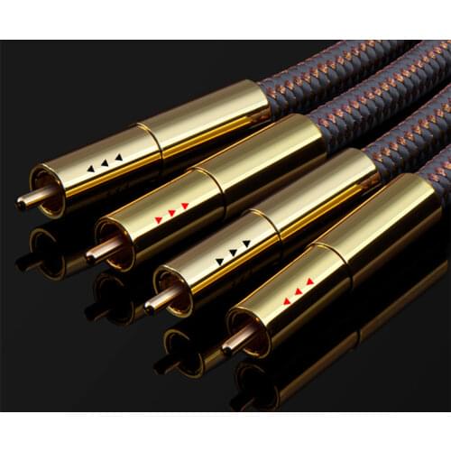 Accuphase 40th Anniversary Edition RCA Interconnect Audio Cable Hifi RCA Cable With Gold Plated Plug