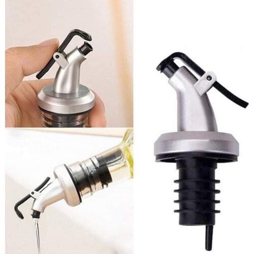 Oil Bottle Dispenser Wine Pourers Olive Oil Vinegar Cruet Dispenser Bottle Stopper Leak-proof Nozzle Kitchen Accessorie Bar Tool