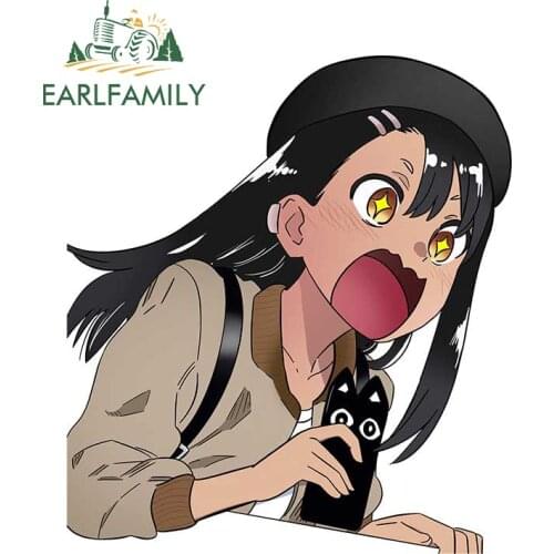 EARLFAMILY 13cm x 12.8cm for Keep Nature Wild Cartoon Laptop Waterproof Car Stickers Anime Decal Personality Trunk Decoration