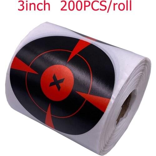 3inch Shooting Target Adhesive Shoot Targets Splatter Reactive Stickers For Archery Bow Hunting Shooting Practice Training