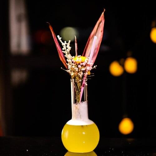 435ML Creative Molecule Cocktail Glass Smoked Container Bar Wine Glass Cup