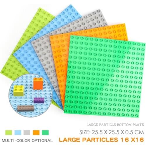 Big Dots Blocks Base Plates Toys Compatible City BasePlates Kids Figure Base Building Blocks Toys For Kids Bricks