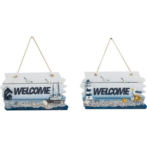 JFBL Hot Wooden Hanging Welcome Board Door Sign Plate Pendant Handicraft Gifts Home Coffee Shop Decoration Photo Wall Decor