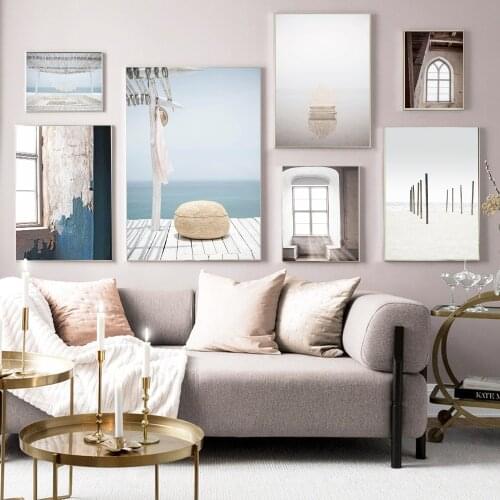 Morocco Door Landscape Wall Art Canvas Painting Nordic Posters And Prints Classic Building Wall Pictures For Living Room Decor