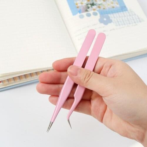 Kawaii Cute Macarons Creative Stationery Tweezers DIY Washi Tape Stickers Gadget Multi-tool Tweezers Hand Account Sticker Tool