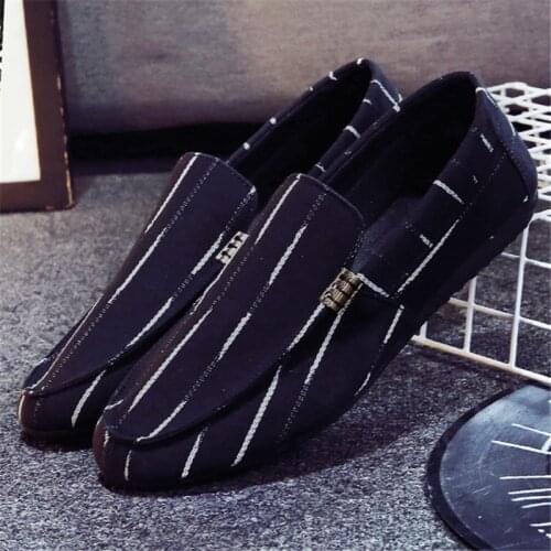 Men casual loafers Men canvas Shoes Flats Lace-up Driving Shoes Mocassin Homme Formal Dress Casual Sneakers Zapatos De Hombre