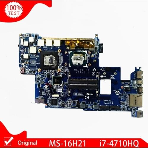 Original MS-16H2 MS-16H21 for MSI Gs60 Motherboard SR1PX i7-4710HQ CPU N15P-GX-B-A2 GPU