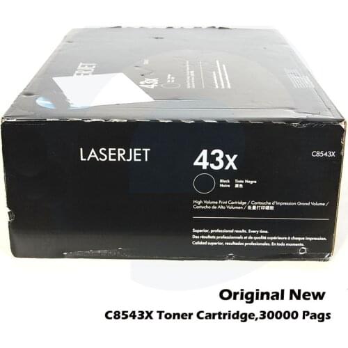 Original New For HP9000 HP9040 HP9050 9000 9040 9050 9050mfp M9050mfp 9050mfp Toner Cartridge30,000 Pags C8543X C8543YC