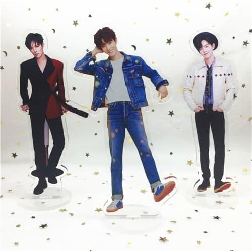 Modaozushi Standees Lan Wangji Wei Wuxian Wangyibo Xiaozhan Acrylic Stand Action Figure Standing Action Table Decoration Gifts