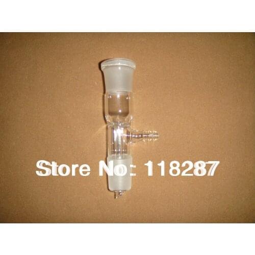 Straight vacuum adapter,Gas Inlet Adapter,24/29 joint,lab glassware