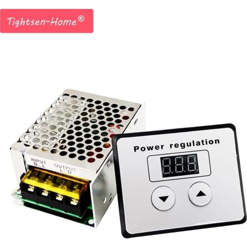 4000W SCR Voltage Power Regulator Dimmer AC 220V Electric Motor Speed Temperature Controller For Electric Furnace Water Heater
